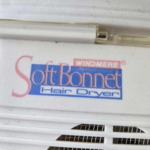 Windmere Soft Bonnet Portable Hair Dryer Vintage 2 Heat Settings, Compact Case - Picture 4 of 10